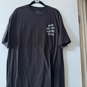 Anti Social Social Club Waves Black T-Shirt